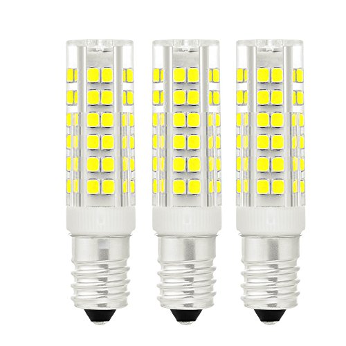 LED maíz bombilla 7W E14 6000K blanco frío, equivalente a bombilla halógena de 40W, 360 ° Ángulo de haz, AC220-240V No regulables Pack de 3