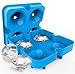 STEAM PANDA 4 Löcher Diamond Ice Tray Silica Gel Diamant Eiswürfelform