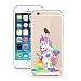 Produktbild licaso® iPhone 6 6S 4,7" TPU Einhorn Hülle Sketch Unicorn Case transparent klare Schutzhülle Einhörner Märchen Crazy iPhone Hülle iphone6 Tasche Cover (iPhone 6 6S 4,7", Einhorn Crazy)
