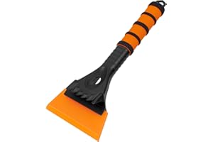 BEEWAY Ice Scraper - Wide 13cm TPU Blade - Efficency and No Scratches Ice Snow Frost Removal for Car SUV Truck Windscreen and Windows