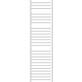 ECD Germany Radiador toallero de baño - 500 x 1500 mm - Cromo ...