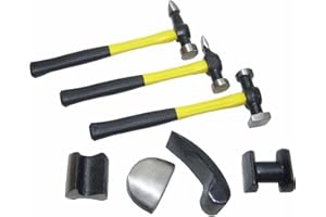 BENSON TOOLS Ausbeulset Ausbeulsatz Ausbeulhammer Karosserie Werkzeug Hammer Dellen Beulen K