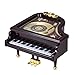 Produktbild ammoon mechanische Spieluhr in Klavier-Form, spielt die klassische Melodie "Für Elise", Geburtstagsgeschenk für Jungen und Mädchen