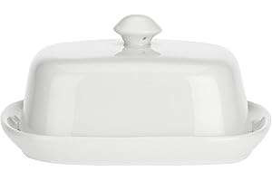 LA PORCELLANA BIANCA PB la Porcellana "Terrine Beurrier Boîte Cadeau, Blanc, 14 x 11 cm
