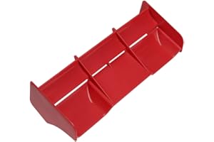 KEEDA Aileron en Plastique pour Voiture RC 1/8 - Carrosserie et Aile Arrière pour Camion Tout-Terrain, Buggy de Course (Rouge)