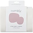 Esembly Cloth Diaper Stay-Dry Fleece Diaper Liner, Moisture-Wicking, Keeps Baby Dry, Prevents Staining, Protects Diaper, Easier to Clean, Washable, Reusable, Super-Soft, 12-Pack, One Size