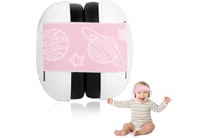 FENYW Ohrenschützer für Neugeborene, Baby Kapselgehörschützer, Geräuschunterdrückung, Gehörschutz für Babys und Kleinkinder, Lärmschutz Kopfhörer Kinder für Verbessert den Schlaf unterwegs