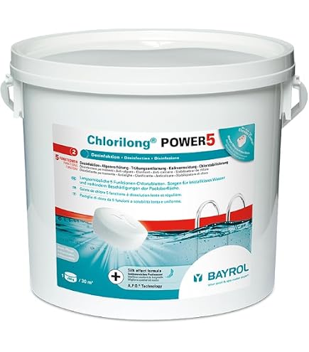 BAYROL Superklar 0,5 L - Clarifiant Piscine Pour Filtres à Cartouche - Eau Claire Et Cristalline