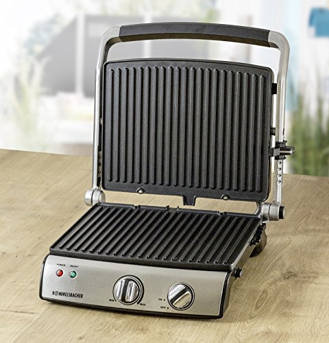 Rommelsbacher KG 2020 – Kontaktgrill, 2000 Watt, Edelstahl - 2