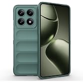 Zore Xiaomi ile uyumlu 14T Kılıf Esnek TPU Oyuklu Arka Y&uuml;zey Tasarımlı Zore Etnik Silikon Kapak Koyu Yeşil
