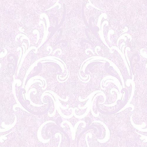 Muriva 136504 Juliette Wallpaper Roll - Lilac by Muriva Ltd