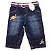 Famous Brand Baby Boy Combat Trousers Baby Boys Denim Jeans (Denim-171738, 12-18 Months)