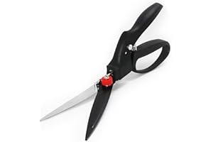GARTOL Power-Lever Grass Shears-180 Degree Rotary Blades,High Carbon Steel,Less Effort,Comfortable