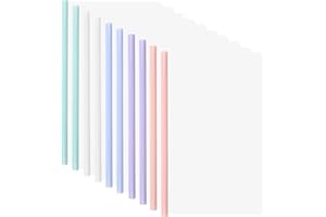 VALICAER 10 Stück A4 Sliding Bar Binder, Bericht Abdeckungen Ordner A4 Transparente Dokumentenordner, Schiebestab Datei Ordner für Zuhause Schule Büro Dokumente Klassifizierung, 22cm x 31cm (Transparent)