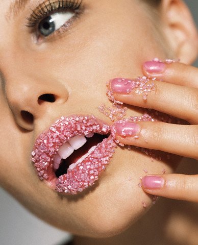 SUGAR LIP SCRUB EXFOLIATOR TREATMENT *NATURAL INGREDIENTS* TREATMENT DRY LIPS (RASPBERRY)