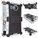 Produktbild Microsoft Lumia 950 XL 5.7" Case, DRUnKQUEEn Heavy Duty Rugged Hybrid Armor Dual Layer Hard Shell Tire Tread Grenade Grip Combat Textured Cover with Kickstand for Lumia 950XL (**Not for Lumia 950)
