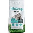 by Amazon Bentonite Premium Cat Litter Baby Powder Scent, 10L (Pack of 1)