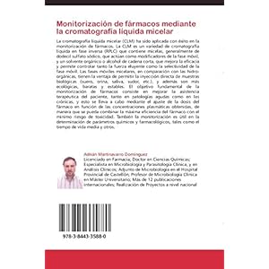Monitorización de fármacos mediante la cromatografía líquida micelar