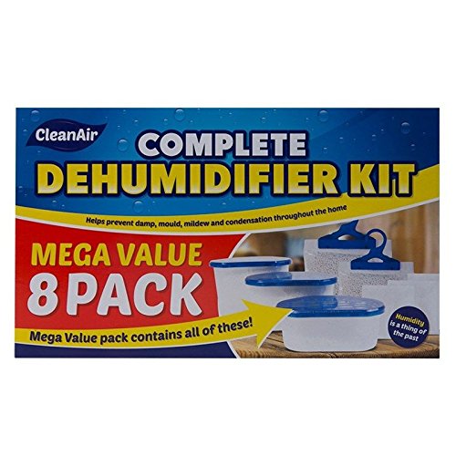 8pc Mega Pack Dehumidifier Set Prevents Damp Mould Condensation Pots Health.