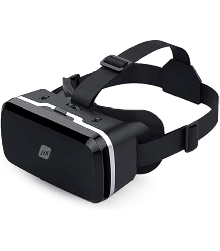 Casque VR Smartphone 5 à 7" Lentilles Anti-lumière Bleue Angle De