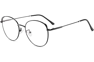 DOLLGER Blaulichtfilter Brille Anti Blaulicht Brille Computerbrille Katzenauge ohne sehstärke Metallgestell Brille Pc Gaming Bluelight Filter Uv Blockieren Blaue Licht Glasses Damen