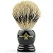 Jagen David ® ST9 - Silvertip Badger Shaving Brush [ %100 Genuine, Hand Made ] (Black Wood)