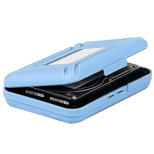 ORICO PHX-35 3.5 Zoll Schutz Kasten/ Aufbewahrungstasche Festplatte Schutztasche für 3,5″ HDD SSD PATA/SATA (Blau) - 6