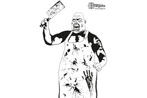 X-TARGETS Grandi bersagli Zombie Butcher/Enorme 53 x 84 cm/Carta 120 g/m²