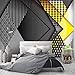 Produktbild NXMRN 3D Abstrakte Geometrische Designs Gedruckt Murals Große Fototapete Wohnzimmer Schlafzimmer Home Wand Dekor Neuheit Tapeten 150Cmx100Cm
