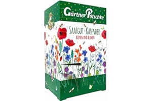 Florsol Adventskalender Saatgut Bienen und Blumen mit Blumen Samen Gärtner Gartenfreunde