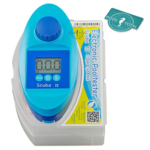 SCUBA II Electronic Pooltester | verbessertes Modell 2017 – jetzt auch zur Brom-Messung - 3