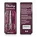 Chooling Facial Hair Scissors (Made of Forged & Polished Stainless Steel) - Safety Hair Scissors for Eyebrows, Eyelashes, Nose hair, Ear hair, moustache and beard