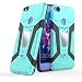Produktbild Huawei P8 Lite 2017 Hülle, SsHhUu Magnetic Car Mount Stoßsichere Dual Layer Hybrid Tasche Schutzhülle mit Ständer für Huawei P8 Lite 2017 P9 Lite 2017 Honor 8 Lite Nova Lite GR3 2017 (5.2") Hellblau