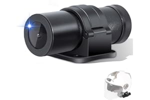 VSYSTO WiFi Helmet Camera HD 1080P 150° Wide Angle Lens Intelligent Vibration Detection Power on/off, Starlight Night Vision Waterpoof Bike Motorcycle Helmet Dash Cam, Loop Recording, G-sensor (Black)