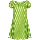 Made in Germany Lilakind Mädchen Kleid Sommerkleid Carmenkleid Jersey Sterne 110/116