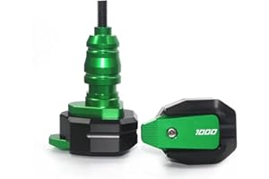 UPIKIT Protection De Sécurité pour Moto, Carénage, Cadre Contre Les Chutes, Tampons De Collision, Accessoires De Rénovation pour Kawasaki Z1000 2010 – 2018 (Couleur : Vert)