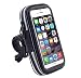 Produktbild DaoRier Wasserdichte Fahrrad Motorrad Bike Hülle Schutzhülle Universal Handyhalterung Fahrradhalterung Lenkstange Handy Halter Wasserabweisend für iPhone 4 4s 5 5c 5s (4,0 Zoll)