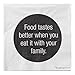 Produktbild Bloomingville Papierservietten Food tastes better...