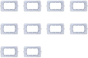 IXTRIMA Supporto Compatibile Con Bticino Matix 4 Moduli, Telaio Supporto Per Scatola 502 503 504 506 (Set da 10/4 pezzi)