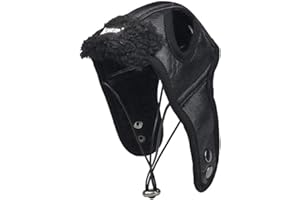 ACMEDE Haustier Hund Katze Winter warme Fliegermütze Windschutz Trappermütze Pilot Motorräder schützen Hut Piloten Mütze Hut Weihnachten Kostüm (M)