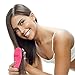 ACEVIVI Plastic Detangling Shower Hair Brush Comb Styling Tamer Tool For Adult Kids - RoseRed