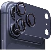 Lavderuar Kamera Lens Koruyucu i&ccedil;in iPhone 17 Pro 6.27 In&ccedil; Tam Kapsamlı 9H Temperli Cam Mat Metal Plaka, 1 Paket (Lacivert, i