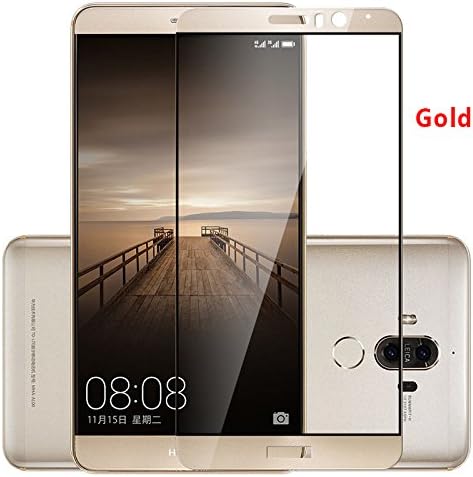 Premium Full Cover Screen Protector (Covers Entire Screen) for Huawei Mate 9, Tempered Glass, Ultra Shock and Scratch Resistant, 9H 0.33 mm