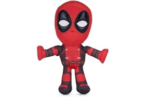 UKTOYWORLD Marvel Posing Deadpool 12inch Plush Deapool and Wolverine 20cm Soft Toy