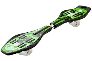 Costello® HQ PREMIUM WAVEBOARD RIPSTICK STEET SURFING SNAKE CASTER BOARD SKATEBOARD LED WHEELS