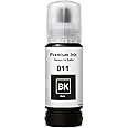 CANOFF 011/012 Compatible Refill Ink for Epson L8180 / L8160 Printer – Compatible Ink Bottle for Epson 011/012 Ink (Black 1)