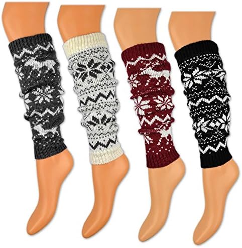 sockenkauf24 Women's Leg Warmers One size -  white - One size