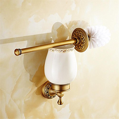 Preisvergleich Produktbild HomJo Europäische Kupfer Gold Handtuchhalter Toilettenpapier Handtuch Bad Antike Drehtisch Bar Antike Aktivitäten Handtuch , 3