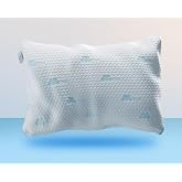 Boyun Yastığı 50x70 - Ortopedik Hafızalı K&ouml;p&uuml;k Yastık, Ayarlanabilir Viskon Dolgu, &Ccedil;ift Taraflı Serinletici Yastık, Nefes Ala