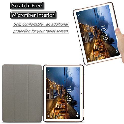 Xido Z90 / ACEPAD A96 10 Zoll (9.6″) Hülle Case- Infiland Ultra Dünn Tri-Fold Muschel PU Leder Schlank Superleicht Ständer Shell Cover Schutzhülle Etui Tasche für 9.6″ Android Tablet-PC Inklusive XIDO Z90 10 Zoll (9.6″) Tablet Pc, ACEPAD A96 10 Zoll (9.6″) Tablet PC, Artizlee 10 Zoll (9.6″) Tablet PC ATL-26(Überprüfen Sie bitte die Details der kompatibelen Tablet-Modell-Liste in Produktbeschreibung)(Grün) - 5